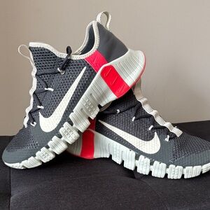 Nike Kids Black and Pink Sneakers
